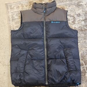 Cotopaxi Black and Gray Puffer Vest
